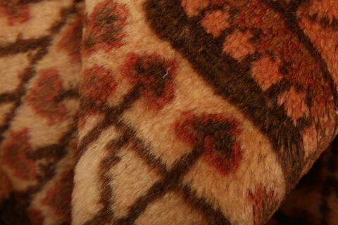 Turkman Brown Hand Knotted 44 X 61  Area Rug 100-26862 Image 1