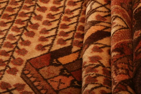 Turkman Brown Hand Knotted 44 X 61  Area Rug 100-26862 Image 3