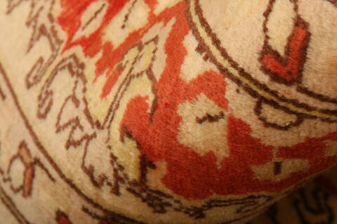 Sarouk Beige Hand Knotted 41 X 57  Area Rug 100-26872 Image 1