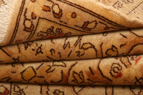 Sarouk Beige Hand Knotted 41 X 57  Area Rug 100-26872 Image 6