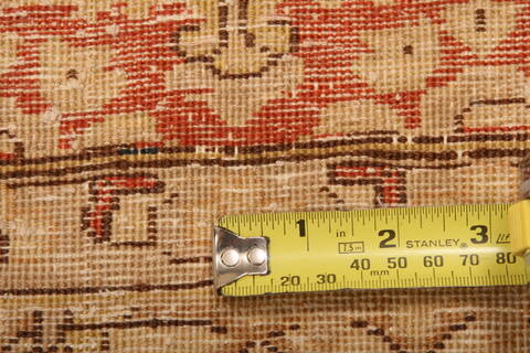 Sarouk Beige Hand Knotted 41 X 57  Area Rug 100-26872 Image 9