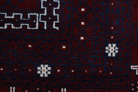 Turkman Blue Hand Knotted 51 X 79  Area Rug 250-26873 Image 9