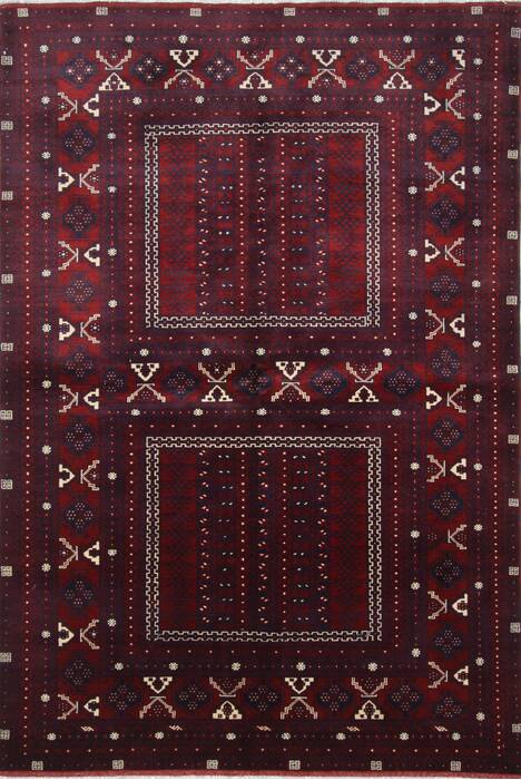 Turkman Blue Hand Knotted 51 X 79  Area Rug 250-26873 Image 0