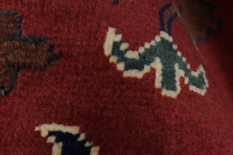 Kazak Red Hand Knotted 55 X 711  Area Rug 250-26874 Image 10