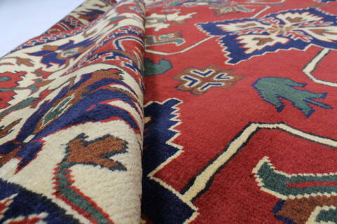 Kazak Red Hand Knotted 55 X 711  Area Rug 250-26874 Image 13