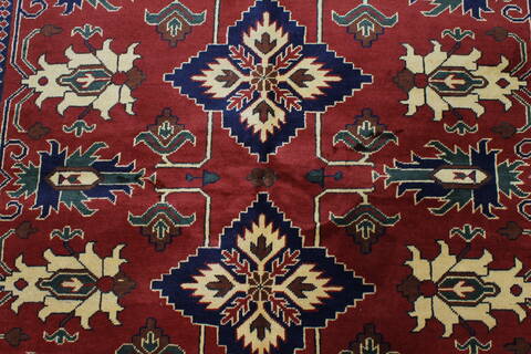 Kazak Red Hand Knotted 55 X 711  Area Rug 250-26874 Image 5