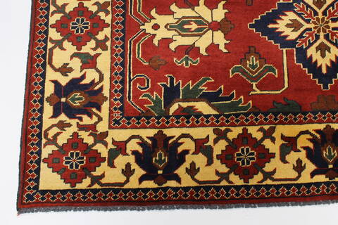 Kazak Red Hand Knotted 55 X 711  Area Rug 250-26874 Image 6