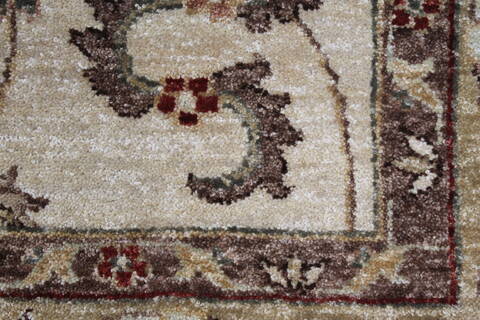 Pishavar Beige Hand Knotted 55 X 83  Area Rug 250-26875 Image 10