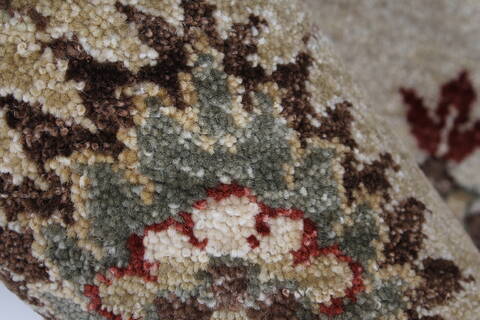 Pishavar Beige Hand Knotted 55 X 83  Area Rug 250-26875 Image 13