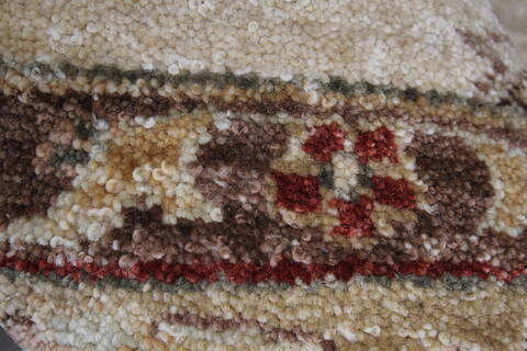 Pishavar Beige Hand Knotted 55 X 83  Area Rug 250-26875 Image 14