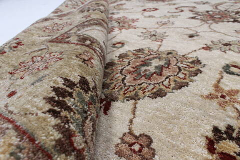 Pishavar Beige Hand Knotted 55 X 83  Area Rug 250-26875 Image 2