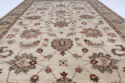 Pishavar Beige Hand Knotted 55 X 83  Area Rug 250-26875 Image 5