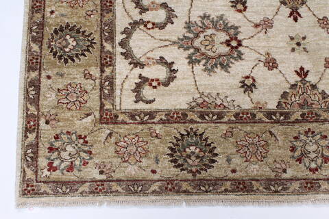Pishavar Beige Hand Knotted 55 X 83  Area Rug 250-26875 Image 8