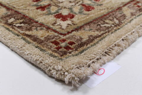 Pishavar Beige Hand Knotted 55 X 83  Area Rug 250-26875 Image 9