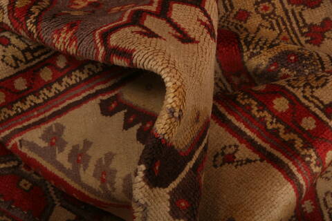 Milas Red Hand Knotted 37 X 57  Area Rug 100-26876 Image 3