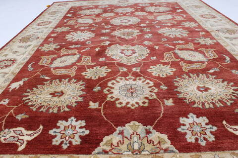 Chobi Red Hand Knotted 55 X 79  Area Rug 250-26879 Image 3
