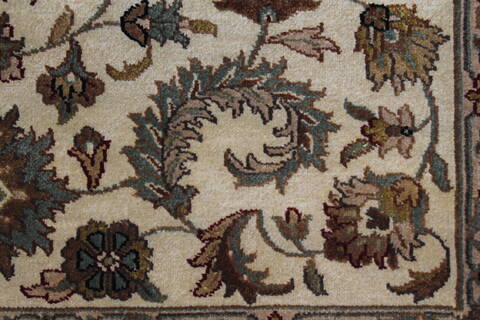 Kashmar Beige Hand Knotted 60 X 80  Area Rug 250-26882 Image 10