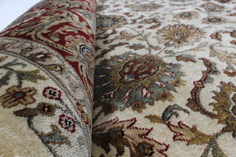 Kashmar Beige Hand Knotted 60 X 80  Area Rug 250-26882 Image 1