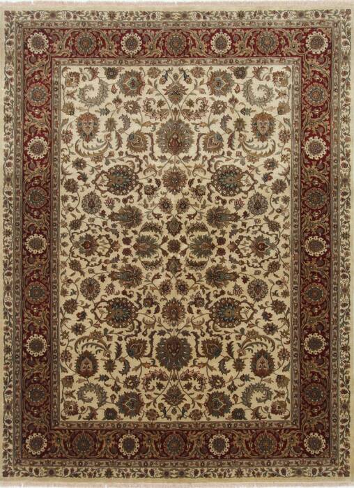 Kashmar Beige Hand Knotted 60 X 80  Area Rug 250-26882 Image 0