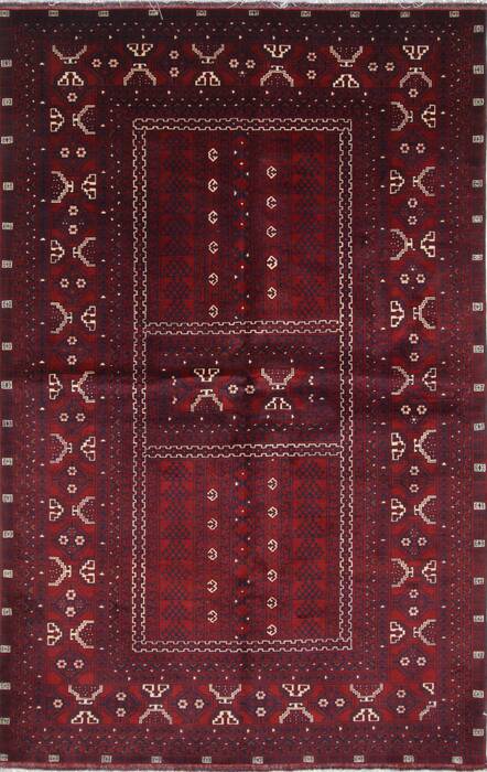 Turkman Beige Hand Knotted 52 X 81  Area Rug 250-26885 Image 0