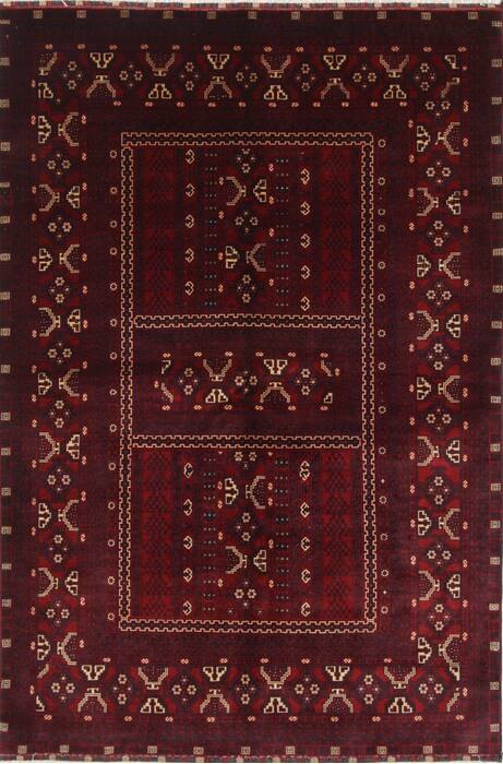 Turkman Beige Hand Knotted 55 X 80  Area Rug 250-26886 Image 0