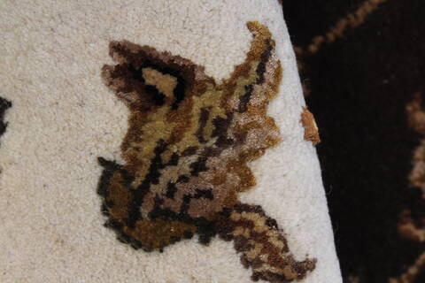 Kashmar Beige Hand Knotted 51 X 80  Area Rug 250-26890 Image 13