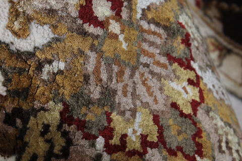 Kashmar Beige Hand Knotted 51 X 80  Area Rug 250-26890 Image 14