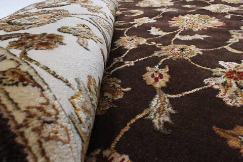 Kashmar Beige Hand Knotted 51 X 80  Area Rug 250-26890 Image 2