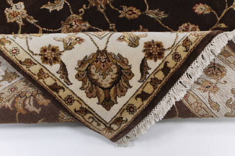 Kashmar Beige Hand Knotted 51 X 80  Area Rug 250-26890 Image 3