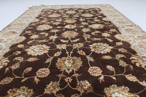 Kashmar Beige Hand Knotted 51 X 80  Area Rug 250-26890 Image 5