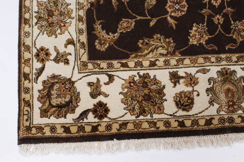 Kashmar Beige Hand Knotted 51 X 80  Area Rug 250-26890 Image 8
