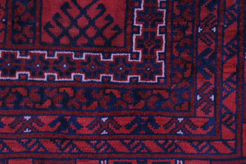 Turkman Blue Hand Knotted 53 X 711  Area Rug 250-26895 Image 10