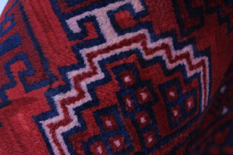 Turkman Blue Hand Knotted 53 X 711  Area Rug 250-26895 Image 12