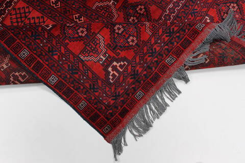 Turkman Blue Hand Knotted 53 X 711  Area Rug 250-26895 Image 2
