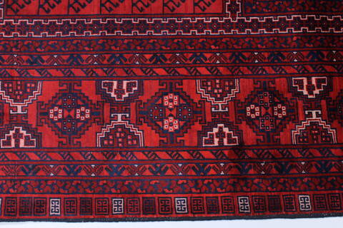 Turkman Blue Hand Knotted 53 X 711  Area Rug 250-26895 Image 5
