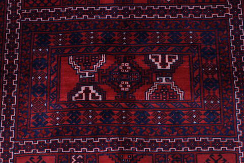 Turkman Blue Hand Knotted 53 X 711  Area Rug 250-26895 Image 6
