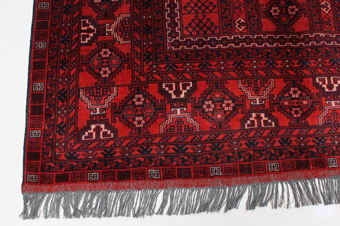 Turkman Blue Hand Knotted 53 X 711  Area Rug 250-26895 Image 7