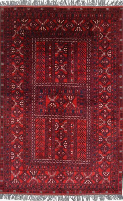 Turkman Blue Hand Knotted 53 X 711  Area Rug 250-26895 Image 0