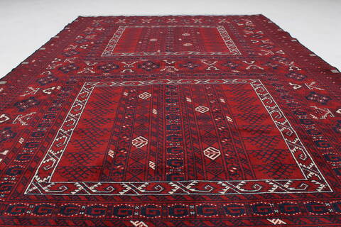 Turkman Beige Hand Knotted 55 X 81  Area Rug 250-26897 Image 2
