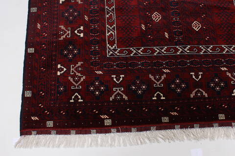 Turkman Beige Hand Knotted 55 X 81  Area Rug 250-26897 Image 5