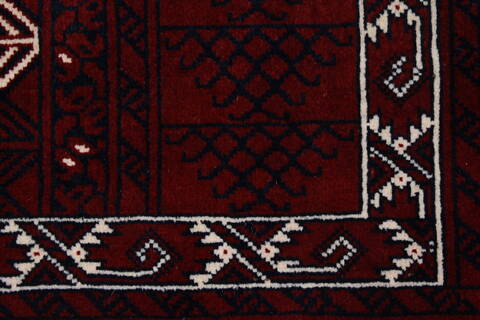 Turkman Beige Hand Knotted 55 X 81  Area Rug 250-26897 Image 7
