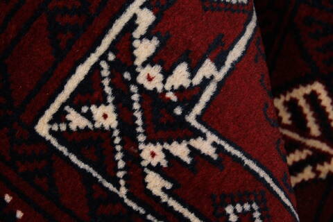 Turkman Beige Hand Knotted 55 X 81  Area Rug 250-26897 Image 9