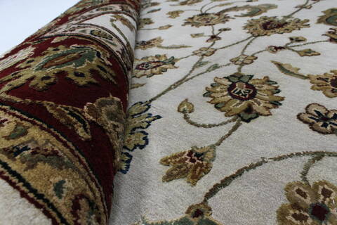 Kashmar Beige Hand Knotted 56 X 82  Area Rug 250-26899 Image 11