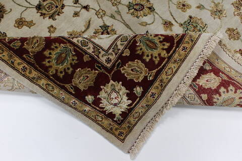 Kashmar Beige Hand Knotted 56 X 82  Area Rug 250-26899 Image 12
