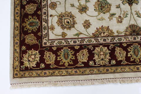 Kashmar Beige Hand Knotted 56 X 82  Area Rug 250-26899 Image 5