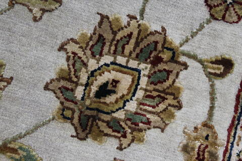 Kashmar Beige Hand Knotted 56 X 82  Area Rug 250-26899 Image 7