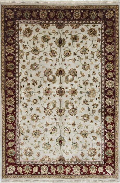 Kashmar Beige Hand Knotted 56 X 82  Area Rug 250-26899 Image 0