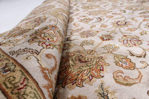 Kashmar Beige Hand Knotted 56 X 80  Area Rug 250-26906 Image 2