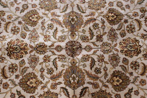 Kashmar Beige Hand Knotted 56 X 80  Area Rug 250-26906 Image 7