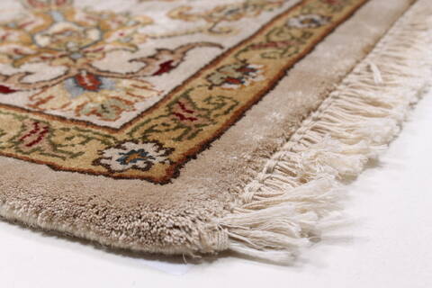 Kashmar Beige Hand Knotted 56 X 80  Area Rug 250-26906 Image 9